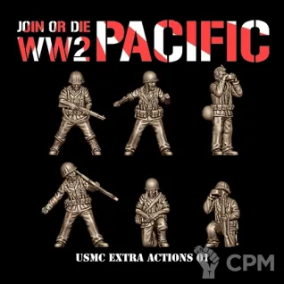 Описание картинки USMC EXTRA ACTIONS_01 от 3DPrintClub по цене 95руб | Свободный Рынок Миниатюр - СРМ