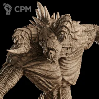 Описание картинки Deathclaw Фигурка (Fallout) от GAS3TXD  по цене 4 300руб | Свободный Рынок Миниатюр - СРМ