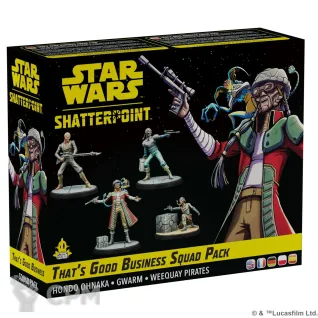 Описание картинки Star Wars: Shatterpoint - That's Good Business Squad Pack от StarkLogistics по цене 5 880руб | Свободный Рынок Миниатюр - СРМ