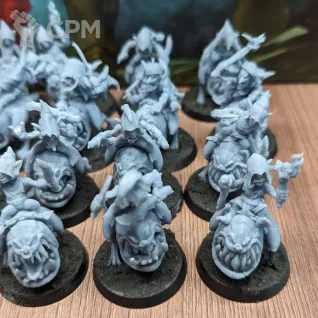 Описание картинки Squig Hoppers Gloomspite Gitz от OrdoHeretycus по цене 5 000руб | Свободный Рынок Миниатюр - СРМ