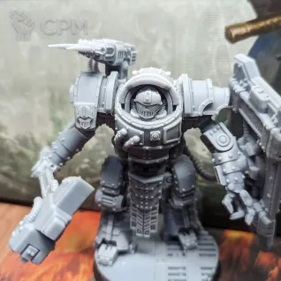 Описание картинки ‘Iron Circle’ Domitar-Ferrum Class Battle-automata от OrdoHeretycus по цене 1 500руб | Свободный Рынок Миниатюр - СРМ