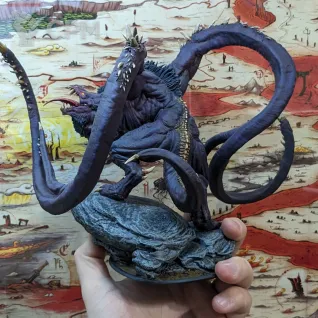 Описание картинки Демогоргон (англ. Demogorgon) от atorym по цене 20 000руб | Свободный Рынок Миниатюр - СРМ