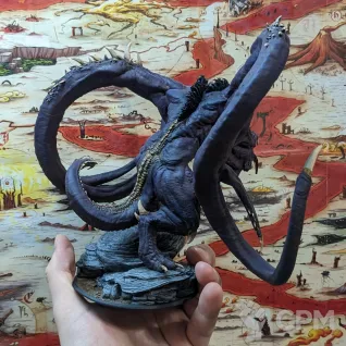Описание картинки Демогоргон (англ. Demogorgon) от atorym по цене 20 000руб | Свободный Рынок Миниатюр - СРМ