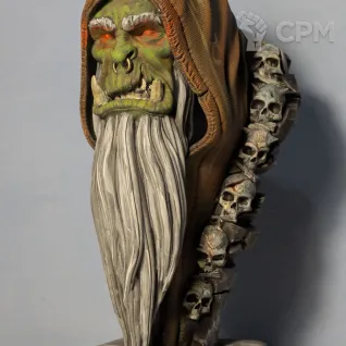 Описание картинки Гулдан / Гул'Дан / Gul'dan / GulDan / World of Warcraft / WoW от User60740 по цене 3 000руб | Свободный Рынок Миниатюр - СРМ