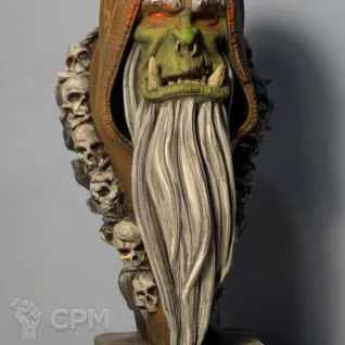 Описание картинки Гулдан / Гул'Дан / Gul'dan / GulDan / World of Warcraft / WoW от User60740 по цене 3 000руб | Свободный Рынок Миниатюр - СРМ