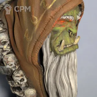 Описание картинки Гулдан / Гул'Дан / Gul'dan / GulDan / World of Warcraft / WoW от User60740 по цене 3 000руб | Свободный Рынок Миниатюр - СРМ