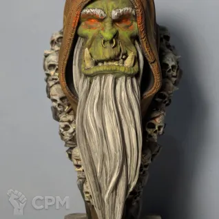 Описание картинки Гулдан / Гул'Дан / Gul'dan / GulDan / World of Warcraft / WoW от User60740 по цене 3 000руб | Свободный Рынок Миниатюр - СРМ