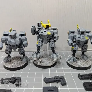 Описание картинки Crisis Battlesuits old от Watch по цене 2 500руб | Свободный Рынок Миниатюр - СРМ