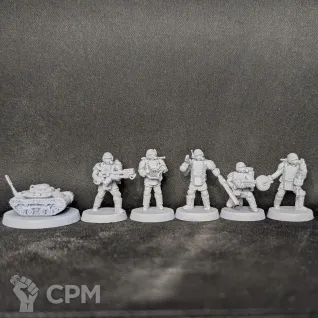 Описание картинки Krieg Combat Engineers (Cadian) от RestR по цене 700руб | Свободный Рынок Миниатюр - СРМ