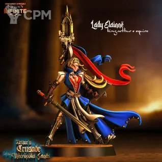 Описание картинки Bretonnia Lady Elainne от Barduck Miniatures по цене 269руб | Свободный Рынок Миниатюр - СРМ