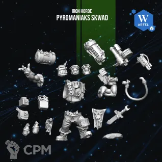 Описание картинки Pyromaniaks Skwad от WebWay 3D по цене 1 800руб | Свободный Рынок Миниатюр - СРМ