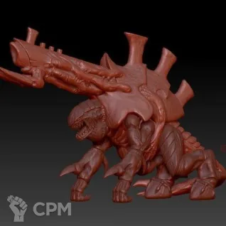 Описание картинки Tyranids - Pyrovore от 3Д печать миниатюр по цене 605руб | Свободный Рынок Миниатюр - СРМ
