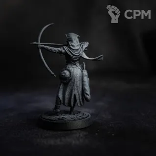 Описание картинки Человек/Полу Эльф/Плут/Охотник/Следопыт от Dark Craft Hobby по цене 260руб | Свободный Рынок Миниатюр - СРМ