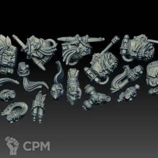 Описание картинки Escher Ash Wastes Upgrades (Scan) от AxeL's Forge по цене 200руб | Свободный Рынок Миниатюр - СРМ