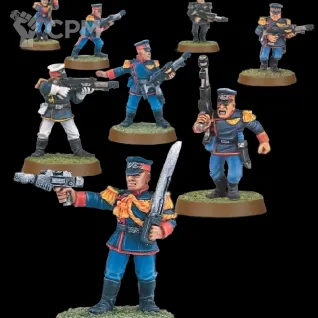 Описание картинки Mordian Iron Guard Squad (old) от Орки с наГорки по цене 800руб | Свободный Рынок Миниатюр - СРМ