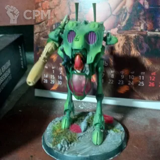Описание картинки Eldar War Walker оригинал в покрасе от Rayadarian по цене 3 000руб | Свободный Рынок Миниатюр - СРМ