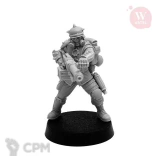 Описание картинки Crimson Legion Heavy Trooper от Артель W по цене 750руб | Свободный Рынок Миниатюр - СРМ