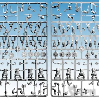 Описание картинки OAKP102 Dwarf Heavy Infantry от Base 28 по цене 3 125руб | Свободный Рынок Миниатюр - СРМ