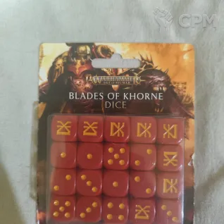 Описание картинки Blades of Khorne Dice Set от User19033 по цене 5 000руб | Свободный Рынок Миниатюр - СРМ