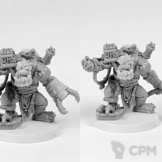Описание картинки MECH-BOSS DREDSMASHA WITH RETINUE (Boss, BigMek) от Oi!-Factory по цене 1 265руб | Свободный Рынок Миниатюр - СРМ