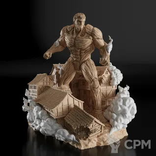 Описание картинки Armored Titan Фигурка (Attack On Titan) от GAS3TXD  по цене 7 900руб | Свободный Рынок Миниатюр - СРМ