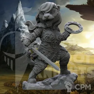 Описание картинки Зена | Коллекционная фигурка 70 мм от Blood Carrot Knights по цене 1 350руб | Свободный Рынок Миниатюр - СРМ