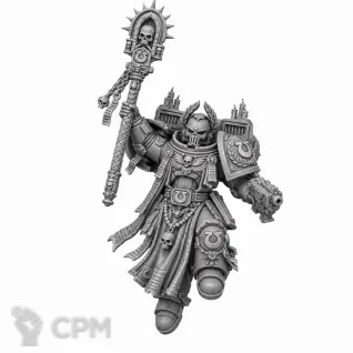 Описание картинки Ultramarines Chaplain от 3D Shop  по цене 400руб | Свободный Рынок Миниатюр - СРМ