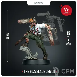 Описание картинки Миниатюра The Buzzblade Demon от Артель W по цене 1 195руб | Свободный Рынок Миниатюр - СРМ