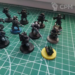 Описание картинки Kill Team: Veteran Guardsmen (20 шт.) от S.E.R.P. по цене 3 500руб | Свободный Рынок Миниатюр - СРМ
