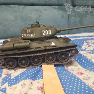 Описание картинки Радиоуправляемый танк  T-34/85 в масштабе 1:16 от Эктелион по цене 15 000руб | Свободный Рынок Миниатюр - СРМ