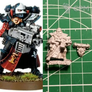 Описание картинки Battle Sister w/Storm Bolter 1 (2004) от Stark Foundry по цене 310руб | Свободный Рынок Миниатюр - СРМ