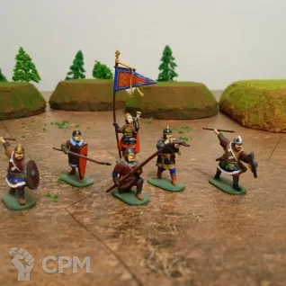 Описание картинки Русская пешая дружина в масштабе 1/72 от Erokheo по цене 1 600руб | Свободный Рынок Миниатюр - СРМ