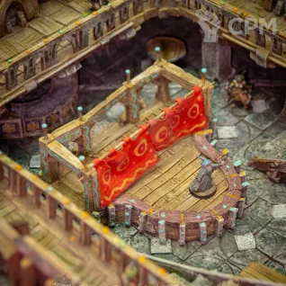 Описание картинки Музыкальная сцена - террейн для Нри, ДнД, Pathfinder от Big Brain Terrain по цене 1 950руб | Свободный Рынок Миниатюр - СРМ