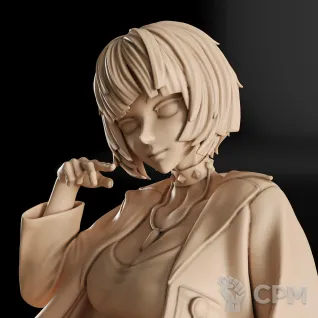 Описание картинки Tae Takemi (Persona) от GAS3TXD  по цене 3 900руб | Свободный Рынок Миниатюр - СРМ