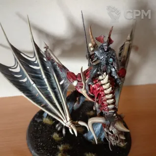 Описание картинки Vampire Lord on Zombie Dragon от Петров Никита по цене 5 000руб | Свободный Рынок Миниатюр - СРМ