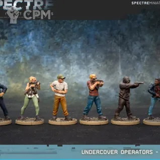 Описание картинки Undercover Operators от Wardog Workshop по цене 2 000руб | Свободный Рынок Миниатюр - СРМ