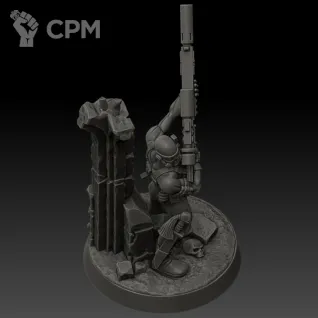 Описание картинки Виндикар Ассасин/Vindicare Assassin от rosa_3d по цене 285руб | Свободный Рынок Миниатюр - СРМ