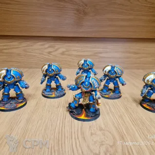 Описание картинки Saturnine Terminators and Saturnine praetor от AlexCust по цене 3 000руб | Свободный Рынок Миниатюр - СРМ