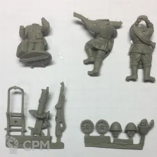Описание картинки Soviet Army Medium Machine Gun Teams от  по цене 600руб | Свободный Рынок Миниатюр - СРМ