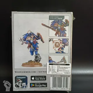 Описание картинки Space Marines: Captain with Jump Pack and Relic Shield от Gabriel Vesker по цене 4 000руб | Свободный Рынок Миниатюр - СРМ
