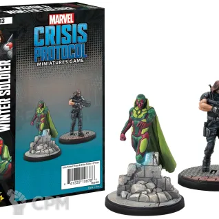 Описание картинки Marvel Crisis Protocol: Vision &amp; Winter Soldier Character Pack от StarkLogistics по цене 3 990руб | Свободный Рынок Миниатюр - СРМ