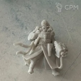 Описание картинки Commissar Yarrick от Жмышарня Shop по цене 300руб | Свободный Рынок Миниатюр - СРМ