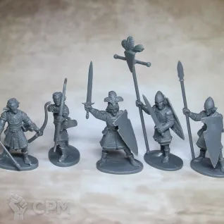 Описание картинки Oathmark  Elf Infantry Один литник от Base 28 по цене 619руб | Свободный Рынок Миниатюр - СРМ