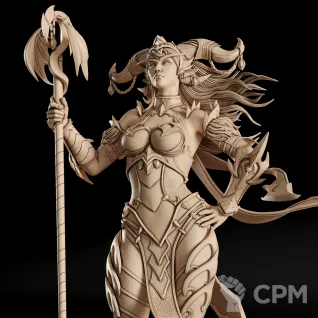 Описание картинки Dragon Queen Alexstrasza Фигурка (World of Warcraft) от GAS3TXD  по цене 3 900руб | Свободный Рынок Миниатюр - СРМ