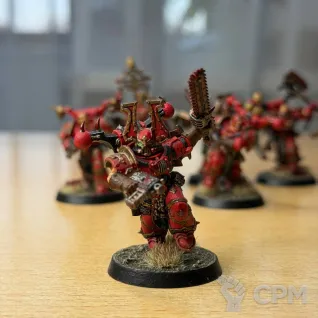 Описание картинки Khorne Berzerkers от RFX по цене 5 500руб | Свободный Рынок Миниатюр - СРМ