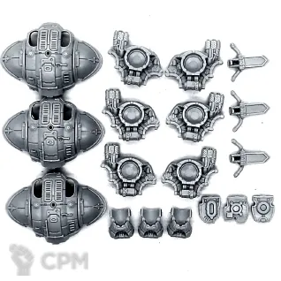 Описание картинки Adeptus Titanicus - Questoris Knights от Red Rooster по цене 1 448руб | Свободный Рынок Миниатюр - СРМ