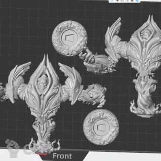 Описание картинки Protoss Archon от White Blackjack по цене 799руб | Свободный Рынок Миниатюр - СРМ