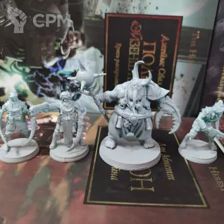 Описание картинки +Corrupted Guard Lechers + Культисты от WastelandMiniatures по цене 910руб | Свободный Рынок Миниатюр - СРМ