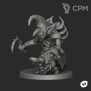 Описание картинки Гоблин нюхач от Орки с наГорки по цене 200руб | Свободный Рынок Миниатюр - СРМ