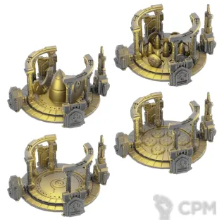 Описание картинки Пусковая шахта Ультрамара (цена за 1 вариант) от 3D Wargaming по цене 2 000руб | Свободный Рынок Миниатюр - СРМ